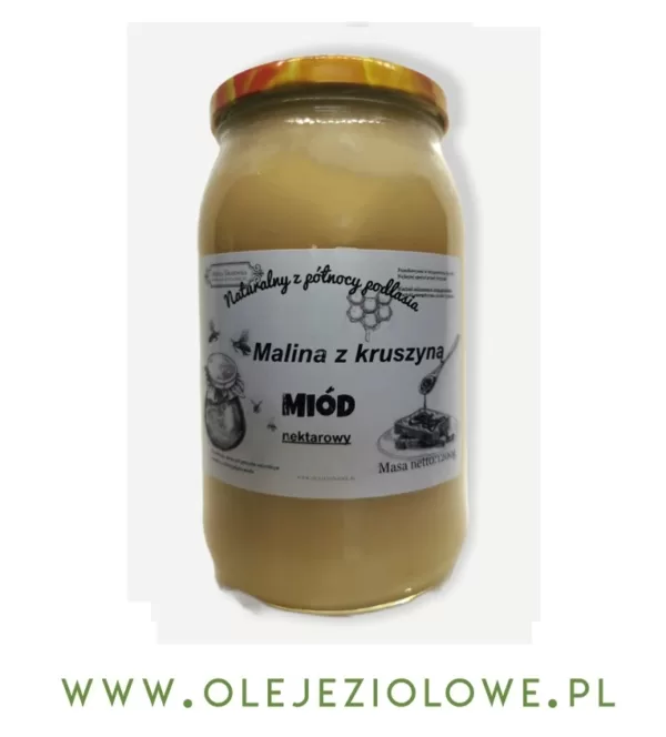 Miód Nektarowy Malina z Kruszyną