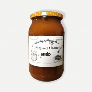 Miód Nektarowo-Spadziowy z drzew liściastych 1,25Kg ( 1250 gram )