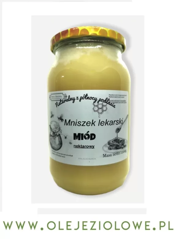 Miód Nektarowy z Mniszka Lekarskiego 1,2Kg ( 1200gram )